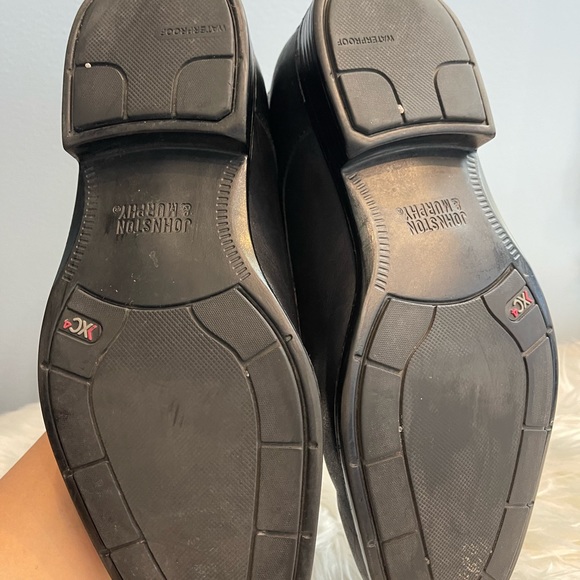 JOHNSTON MURPHY MADDOX MEN'S  BLACK LEATHER PENNY LOAFERS   XC4 SIZE 8 M - Picture 9 of 12